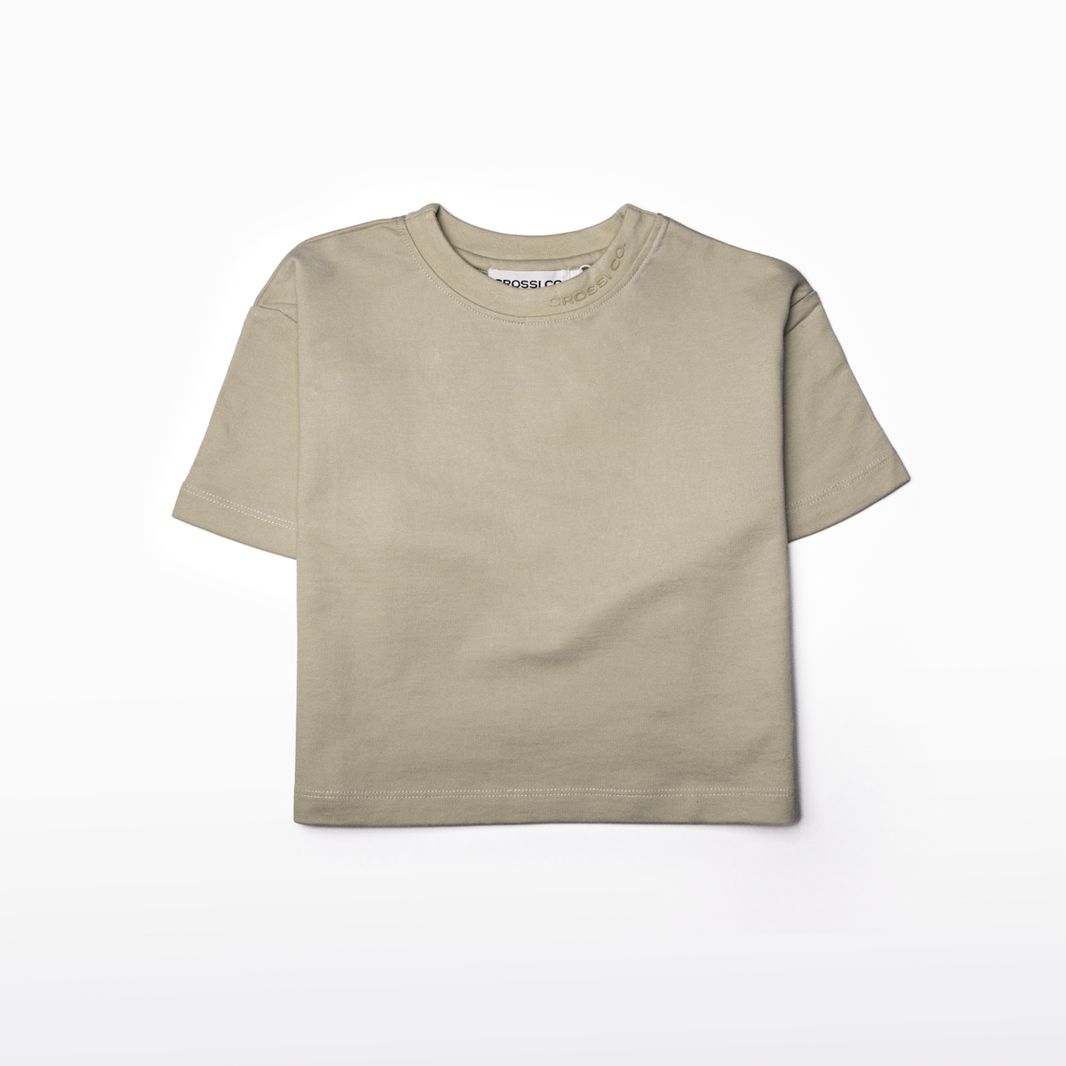 Drop Shoulder Tee // Dusty Sage