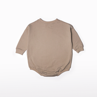 Oversized LS Romper // Safari